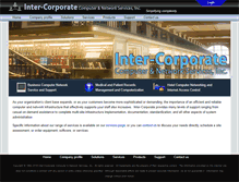 Tablet Screenshot of inter-corporate.com